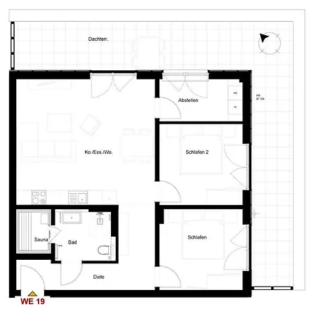 Holiday home Dorumer Sielhuus 19 Mit Dachterrasse Und Sauna Dorum